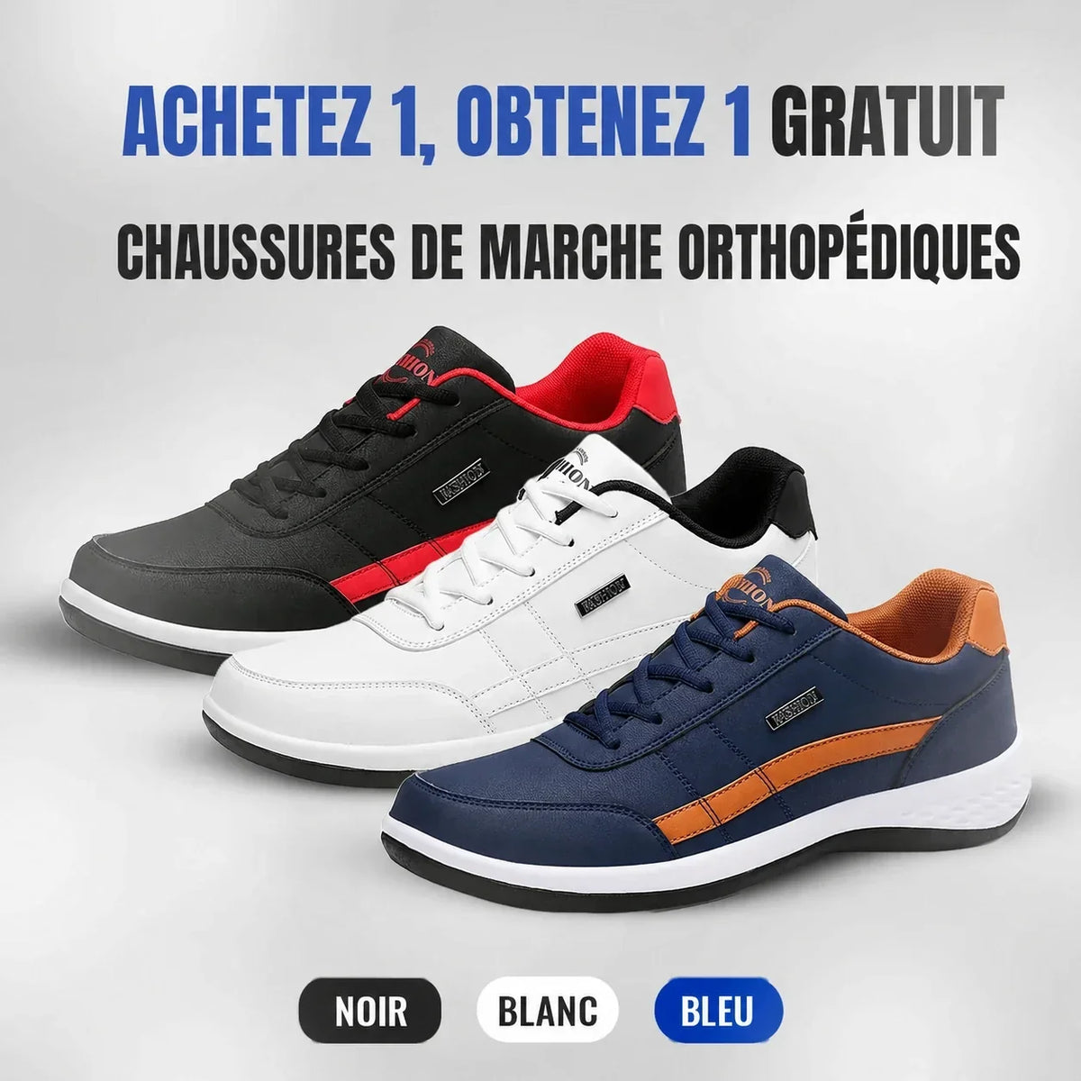 1 acheté = 1 offert – Chaussures orthopédiques OrthoX